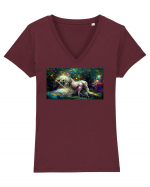 Sagittarius #1 Tricou mânecă scurtă guler V Damă Evoker