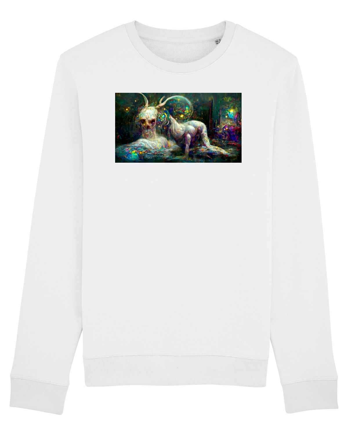 Bluză mânecă lungă Unisex Rise White