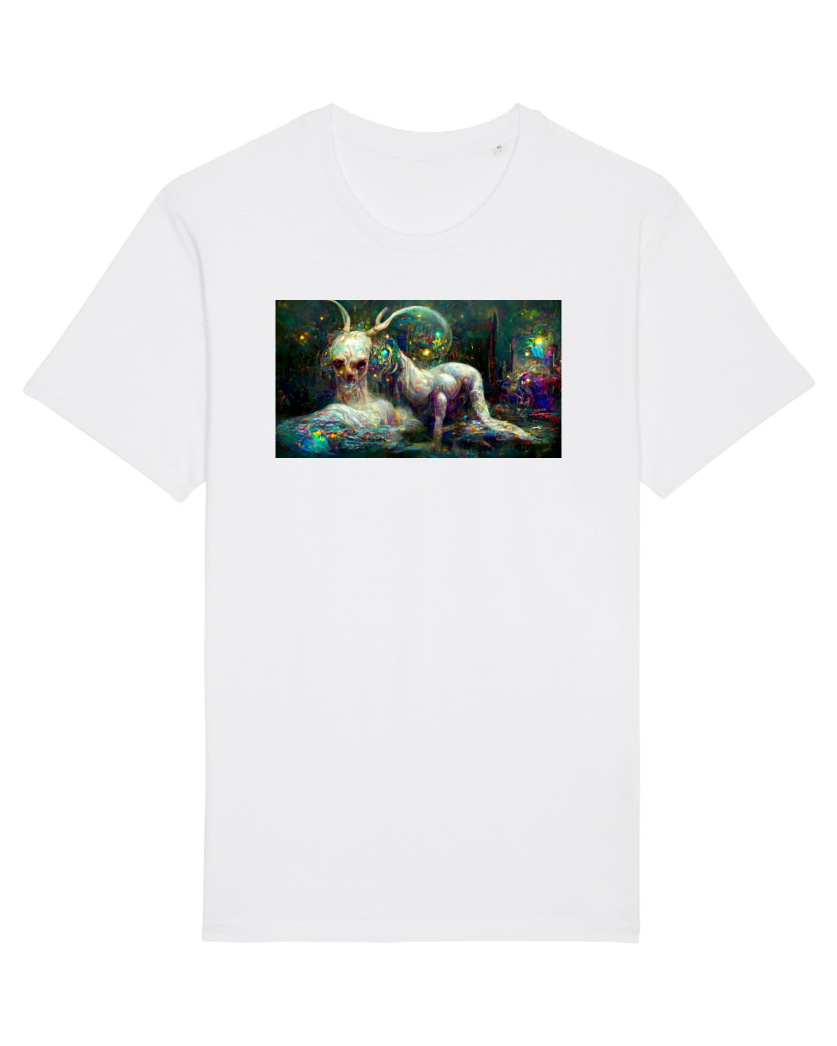 Tricou mânecă scurtă Unisex Rocker White