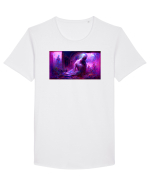 Aquarius #2 Tricou mânecă scurtă guler larg Bărbat Skater