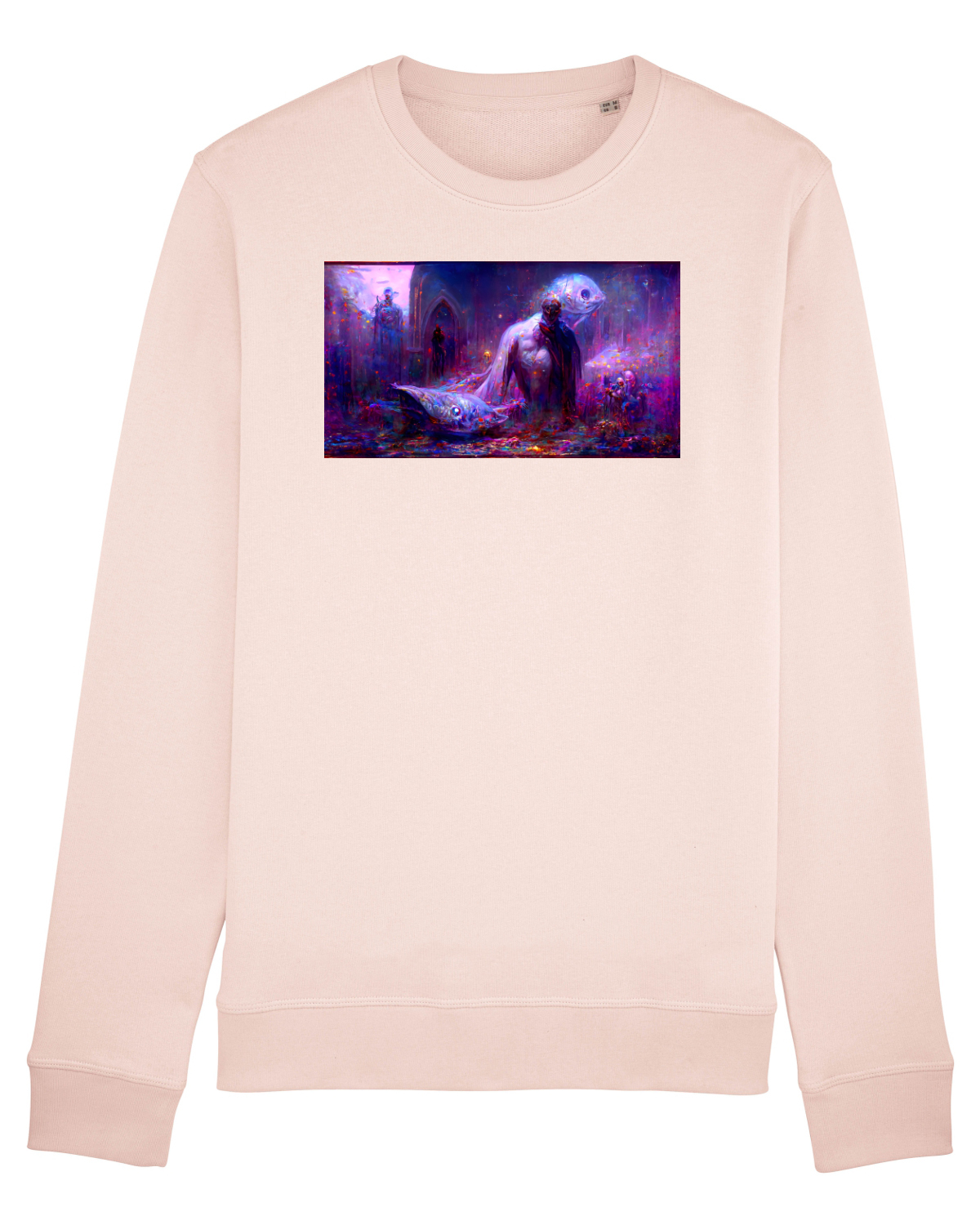 Bluză mânecă lungă Unisex Rise Candy Pink