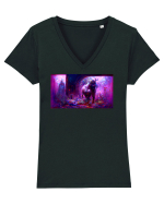 Taurus #2 Tricou mânecă scurtă guler V Damă Evoker