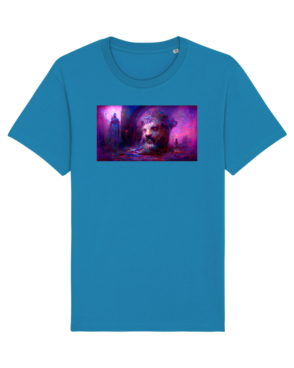 Tricou mânecă scurtă Unisex Rocker Azur
