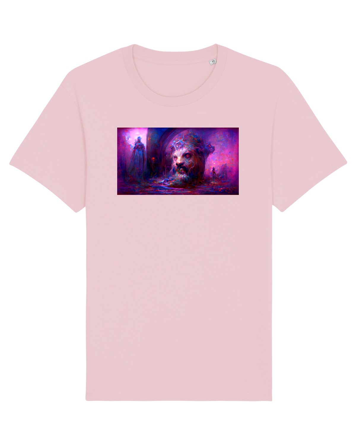 Tricou mânecă scurtă Unisex Rocker Cotton Pink