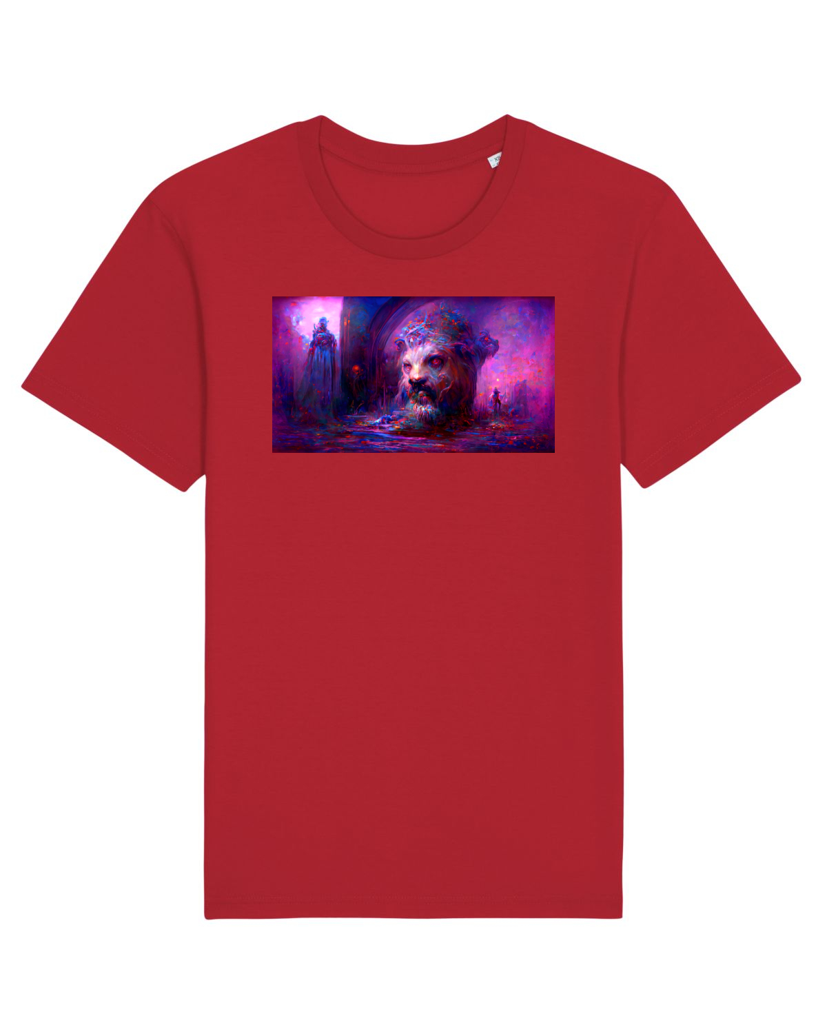 Tricou mânecă scurtă Unisex Rocker Red