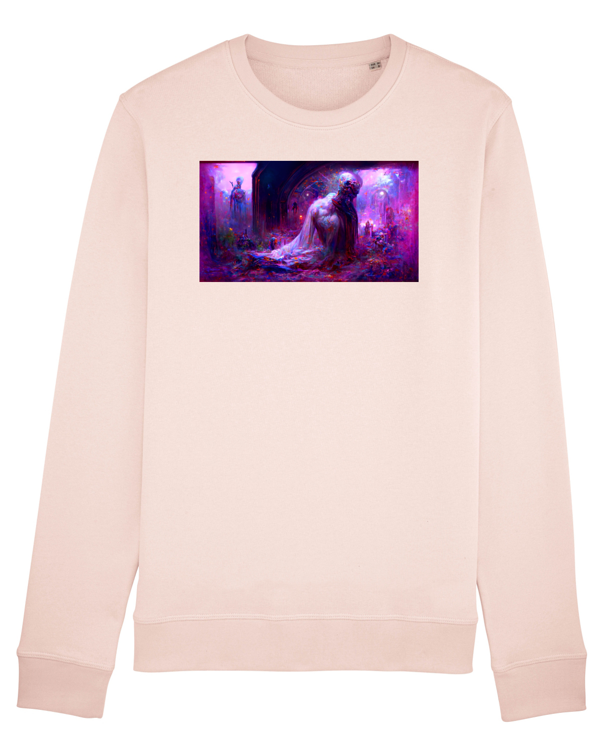Bluză mânecă lungă Unisex Rise Candy Pink