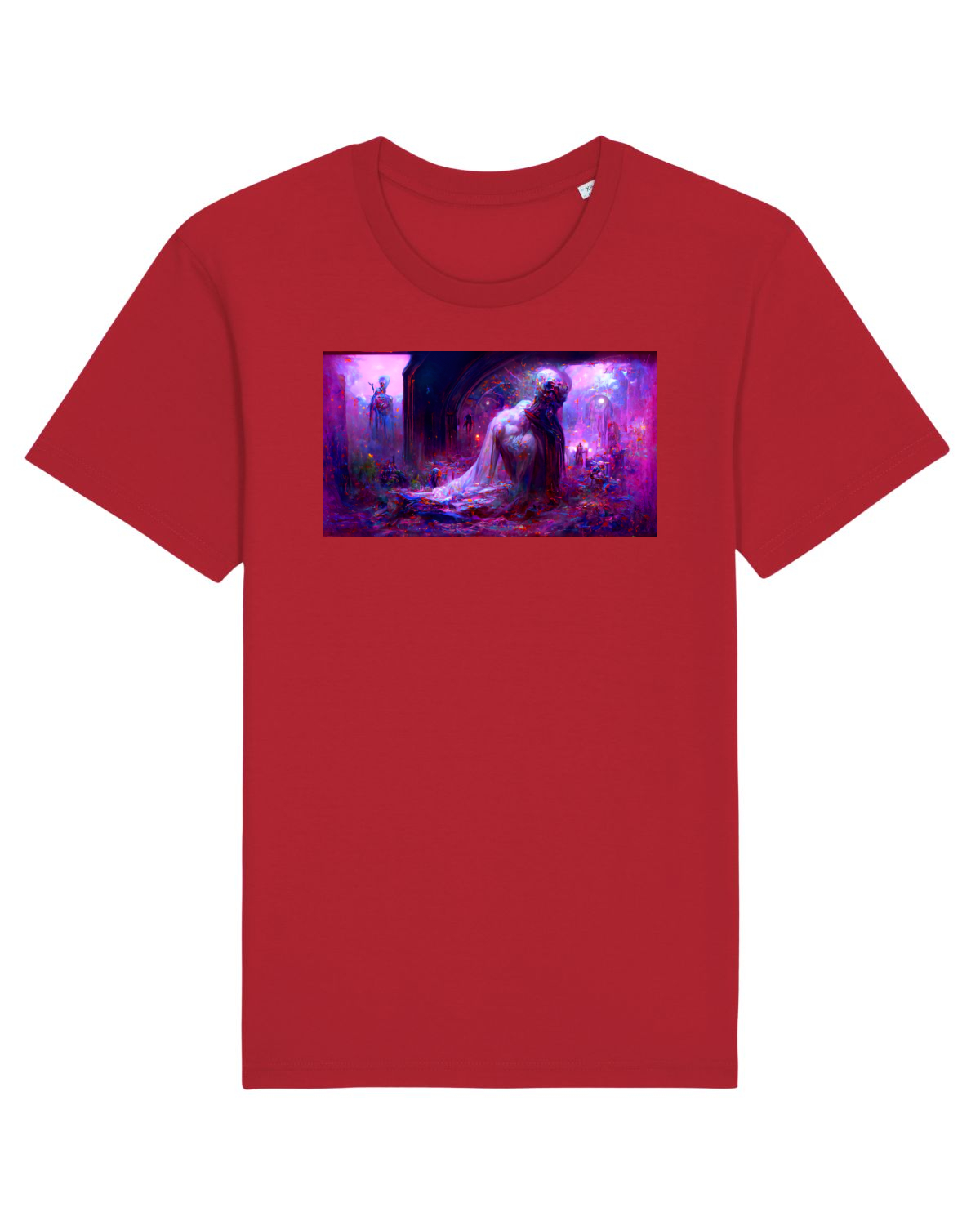 Tricou mânecă scurtă Unisex Rocker Red