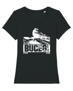 Călător în România - Sfinxul din Bucegi Tricou mânecă scurtă guler larg fitted Damă Expresser