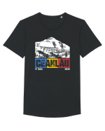 pentru montaniarzi - Romania - Ceahlau Tricou mânecă scurtă guler larg Bărbat Skater