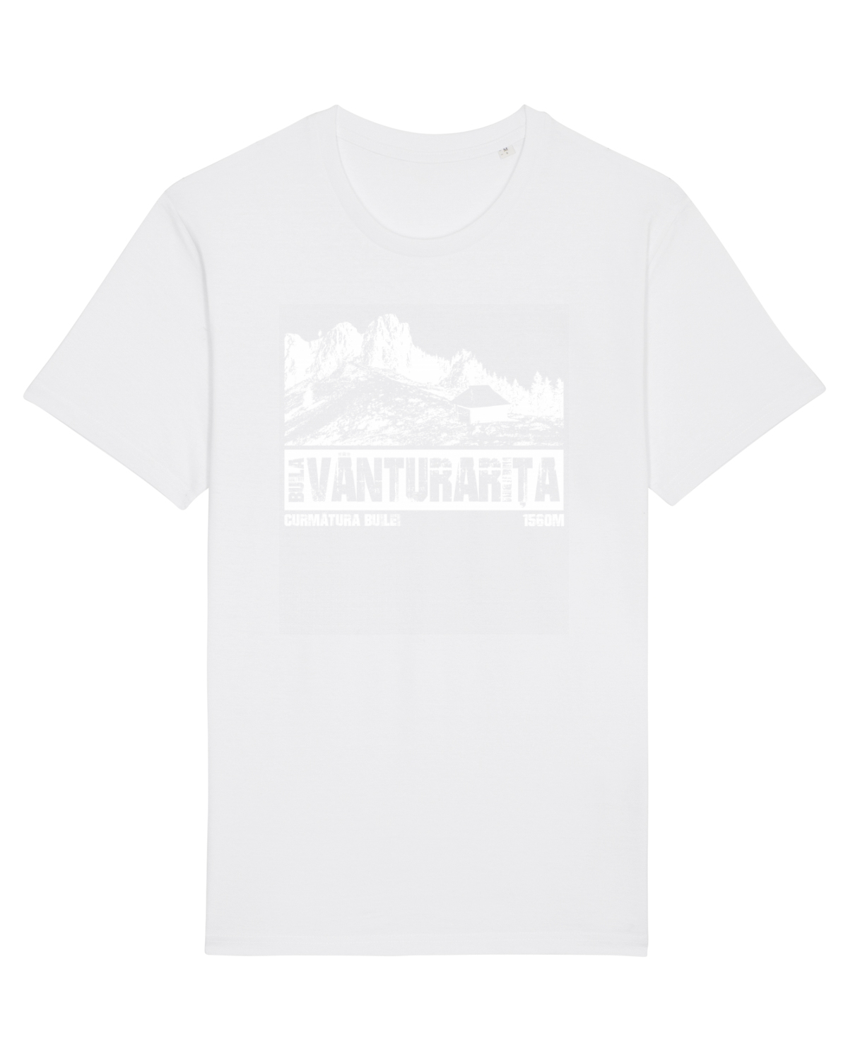 Tricou mânecă scurtă Unisex Rocker White