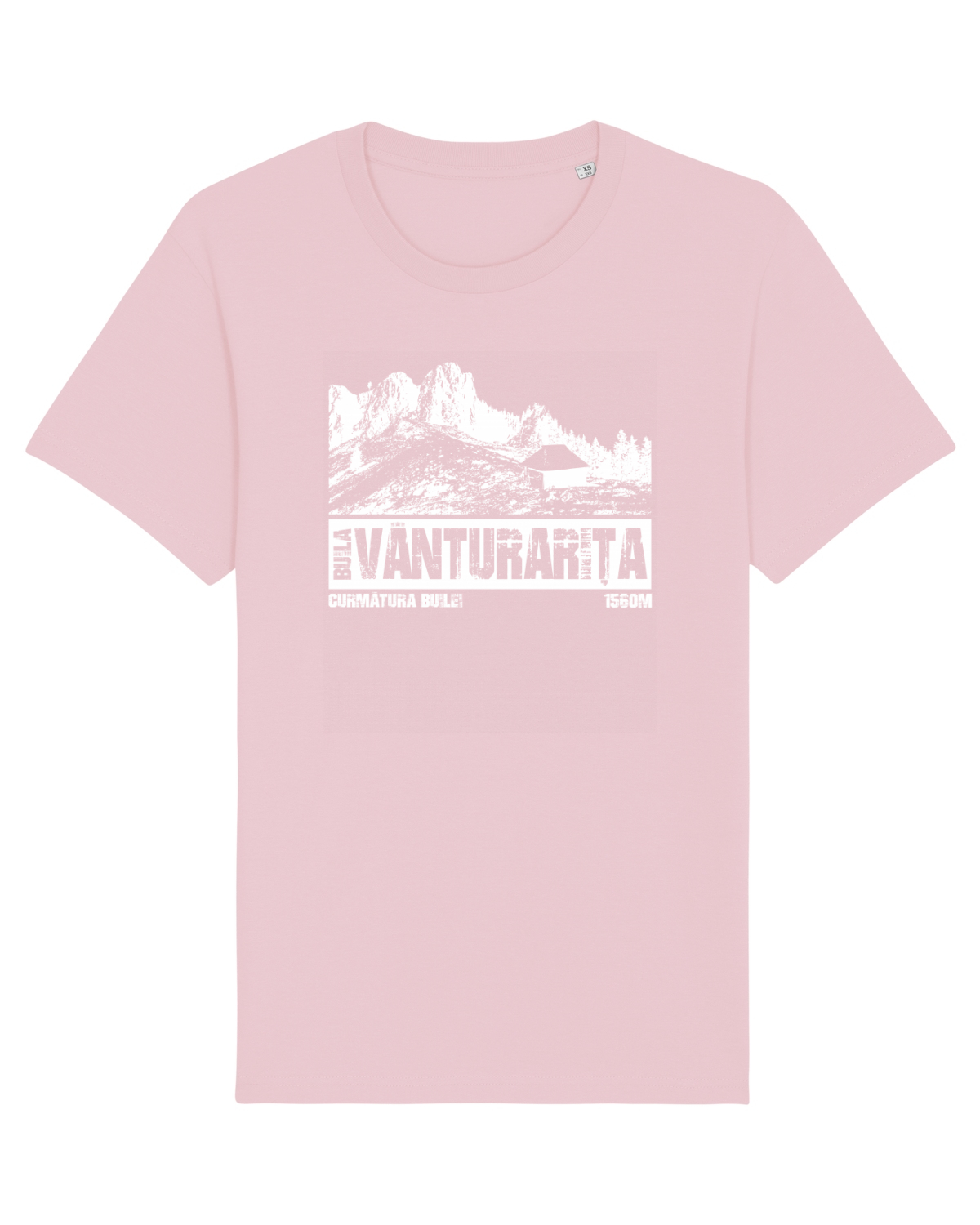 Tricou mânecă scurtă Unisex Rocker Cotton Pink