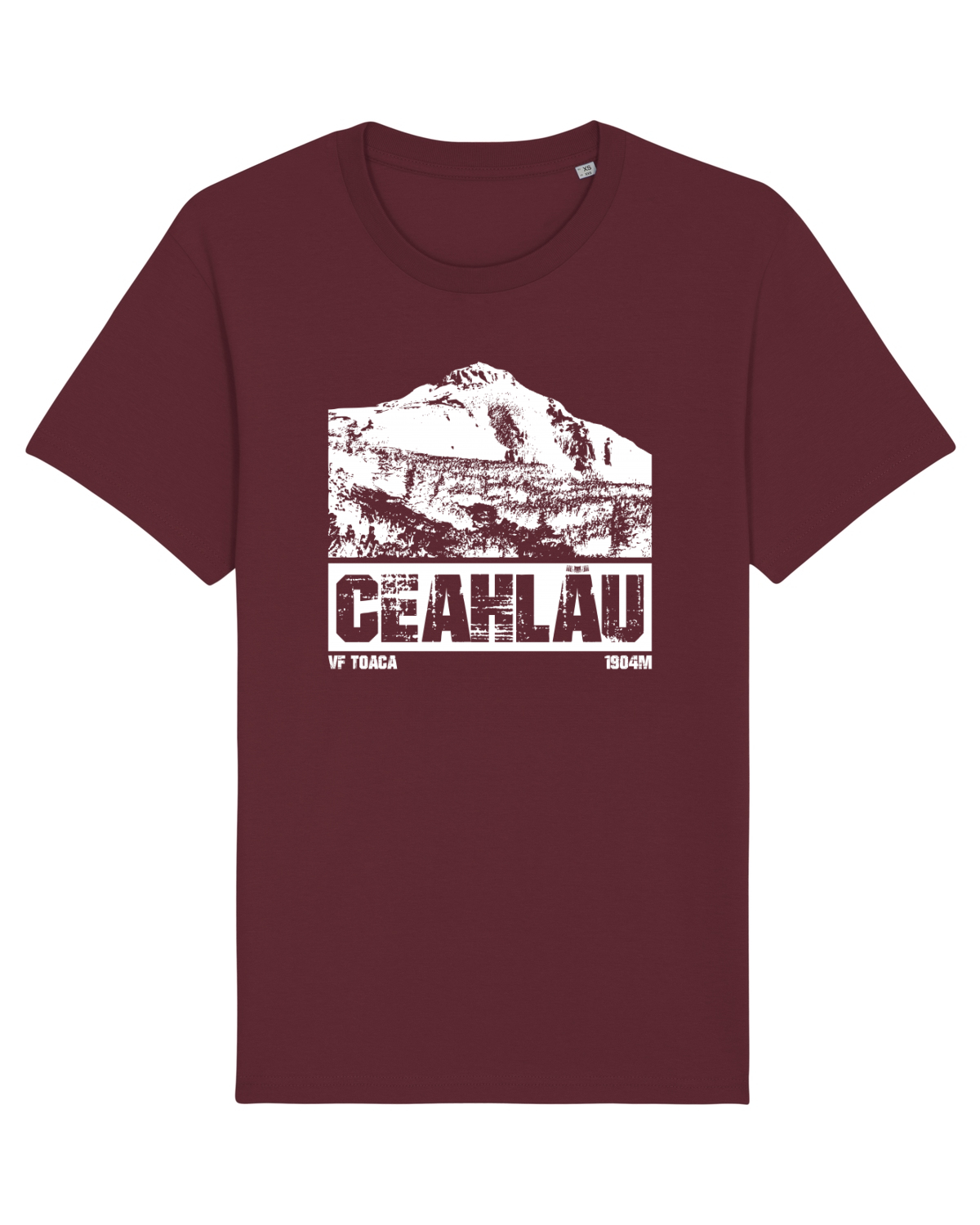 Tricou mânecă scurtă Unisex Rocker Burgundy