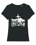 Călător în România - Vf Lespezi Tricou mânecă scurtă guler larg fitted Damă Expresser