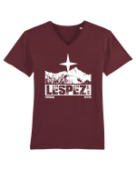 Călător în România - Vf Lespezi Tricou mânecă scurtă guler V Bărbat Presenter