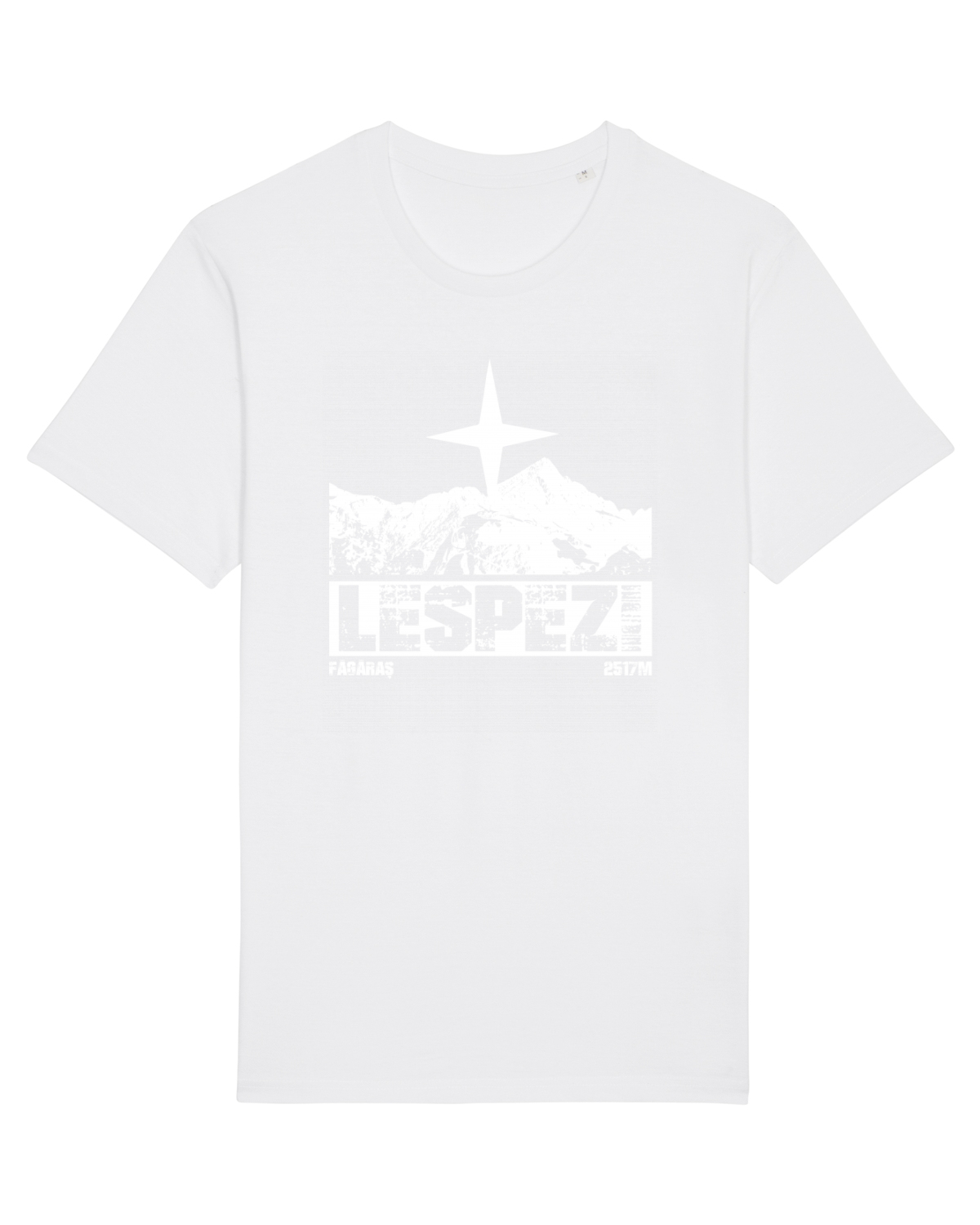 Tricou mânecă scurtă Unisex Rocker White