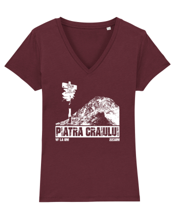 Călător în România - Vf La Om in Piatra Craiului Burgundy