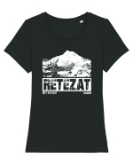 Călător în România - Vf Retezat Tricou mânecă scurtă guler larg fitted Damă Expresser