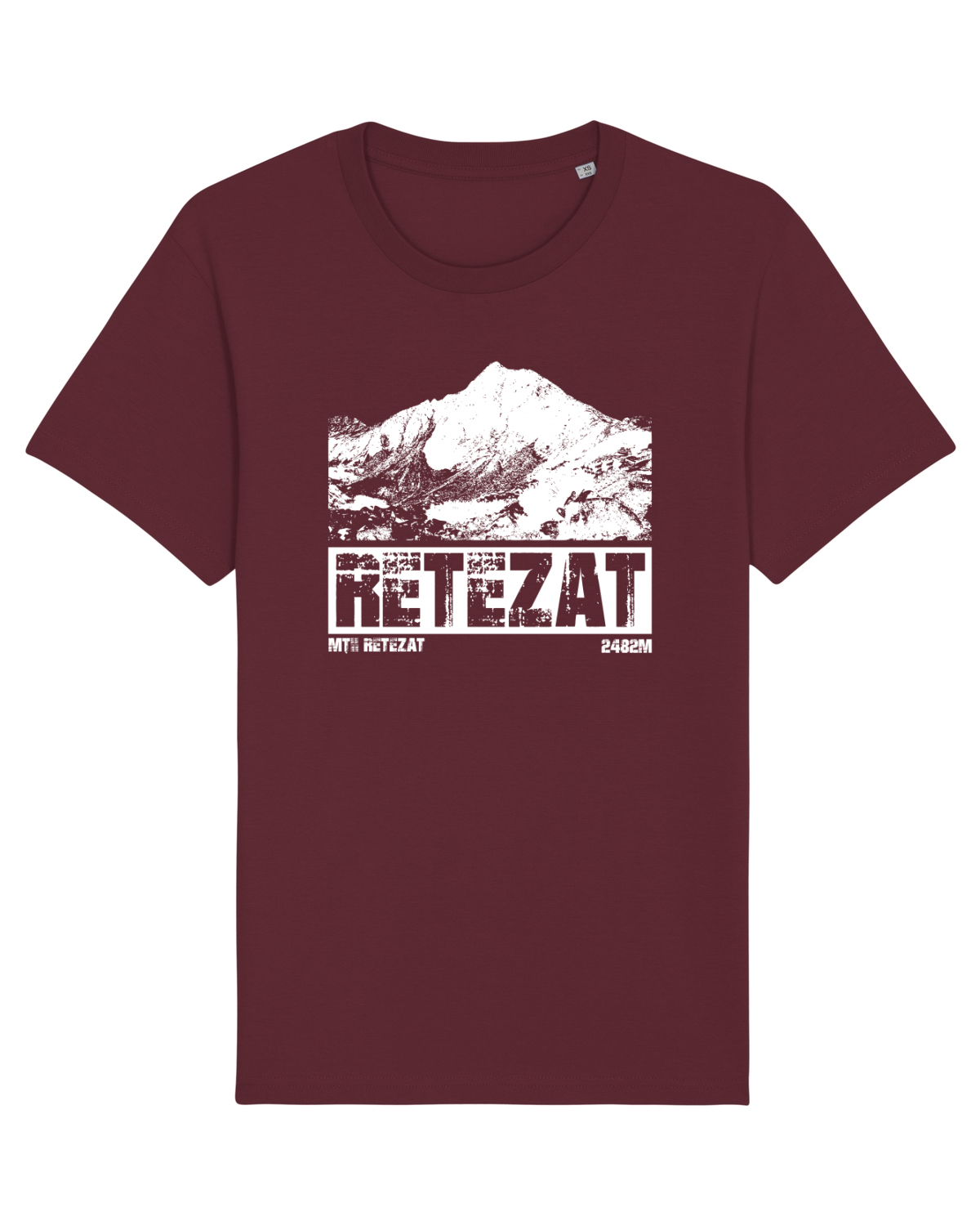 Tricou mânecă scurtă Unisex Rocker Burgundy