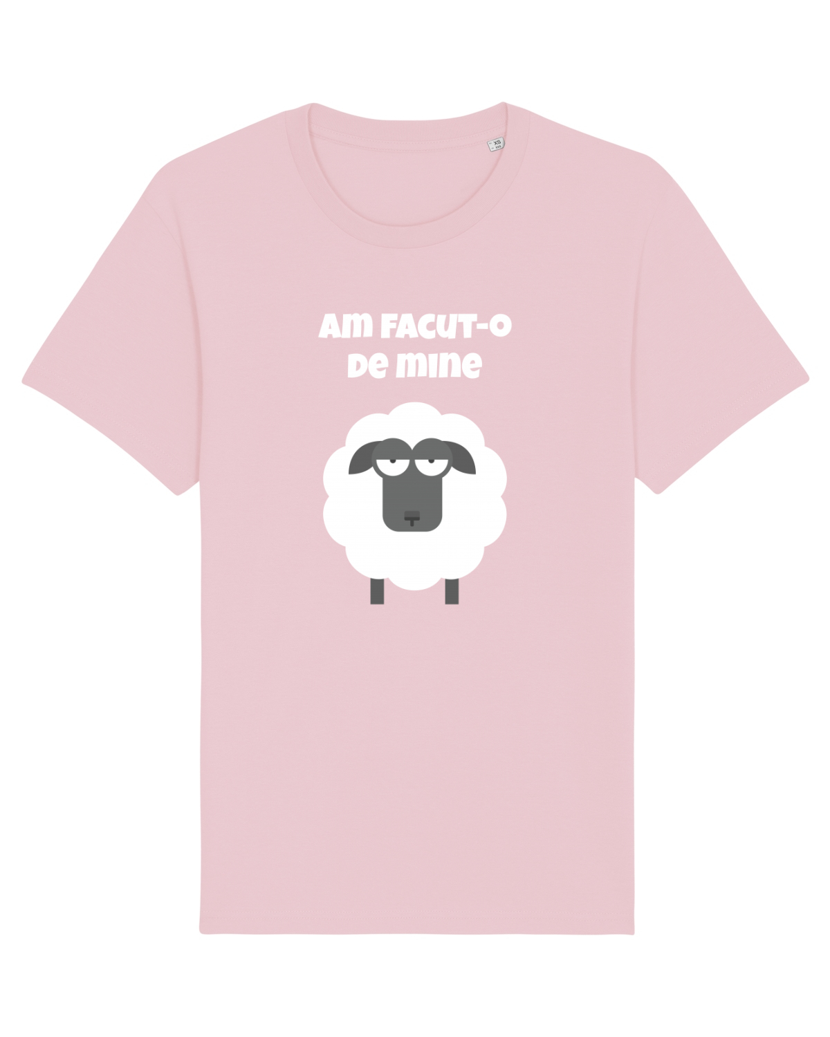 Tricou mânecă scurtă Unisex Rocker Cotton Pink