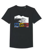 pentru montaniarzi - Romania - Parangul mare Tricou mânecă scurtă guler larg Bărbat Skater