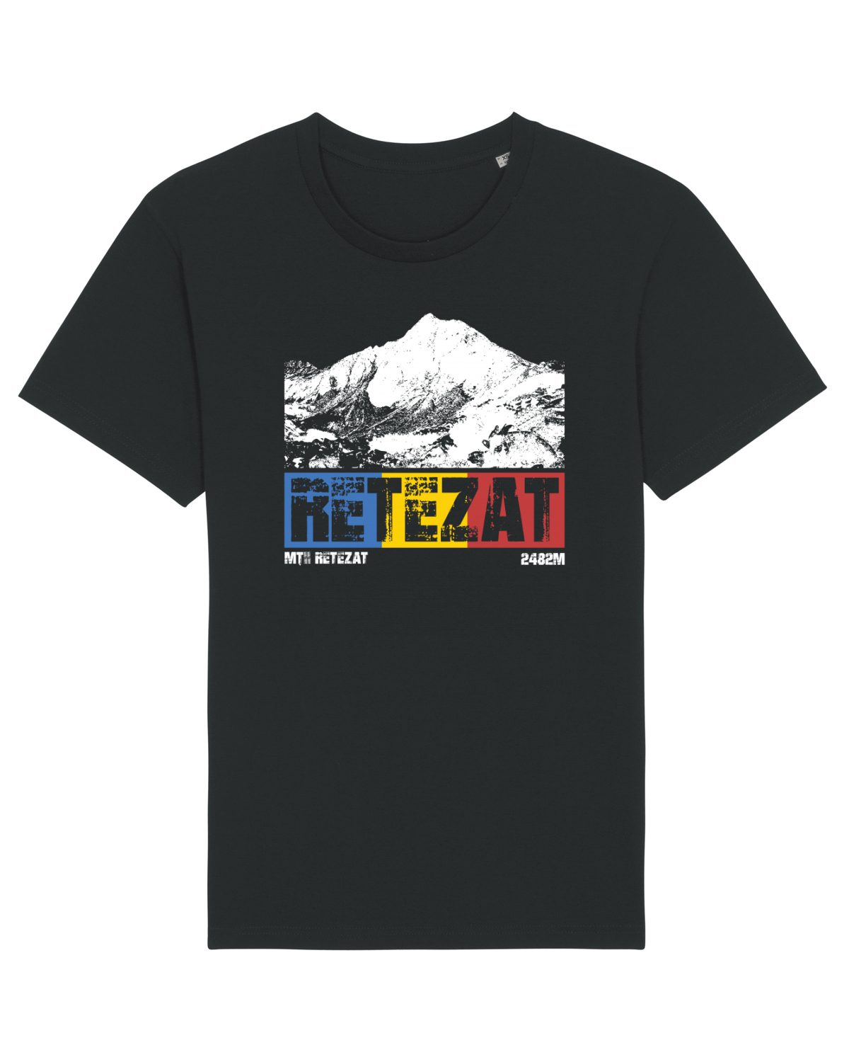 Tricou mânecă scurtă Unisex Rocker Black