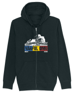 pentru montaniarzi - Romania - Vf Omu Hanorac cu fermoar Unisex Connector