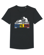 pentru montaniarzi - Romania - Vf Omu Tricou mânecă scurtă guler larg Bărbat Skater