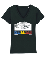 pentru montaniarzi - Romania - Vistea Mare Tricou mânecă scurtă guler V Damă Evoker