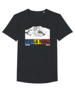 pentru montaniarzi - Romania - Vistea Mare Tricou mânecă scurtă guler larg Bărbat Skater