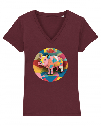 picasso piglet Burgundy