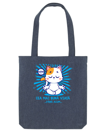CEA MAI BUNA VIATA ... pana acum (MEOWMMM - pisica yoga) Midnight Blue