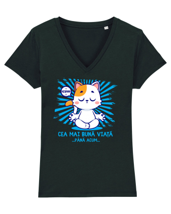 CEA MAI BUNA VIATA ... pana acum (MEOWMMM - pisica yoga) Black