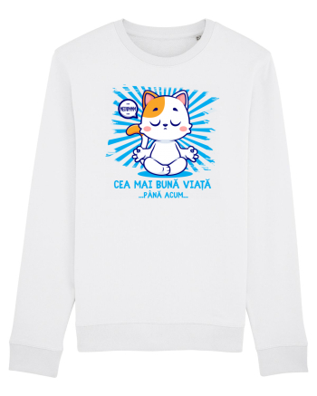 CEA MAI BUNA VIATA ... pana acum (MEOWMMM - pisica yoga) White