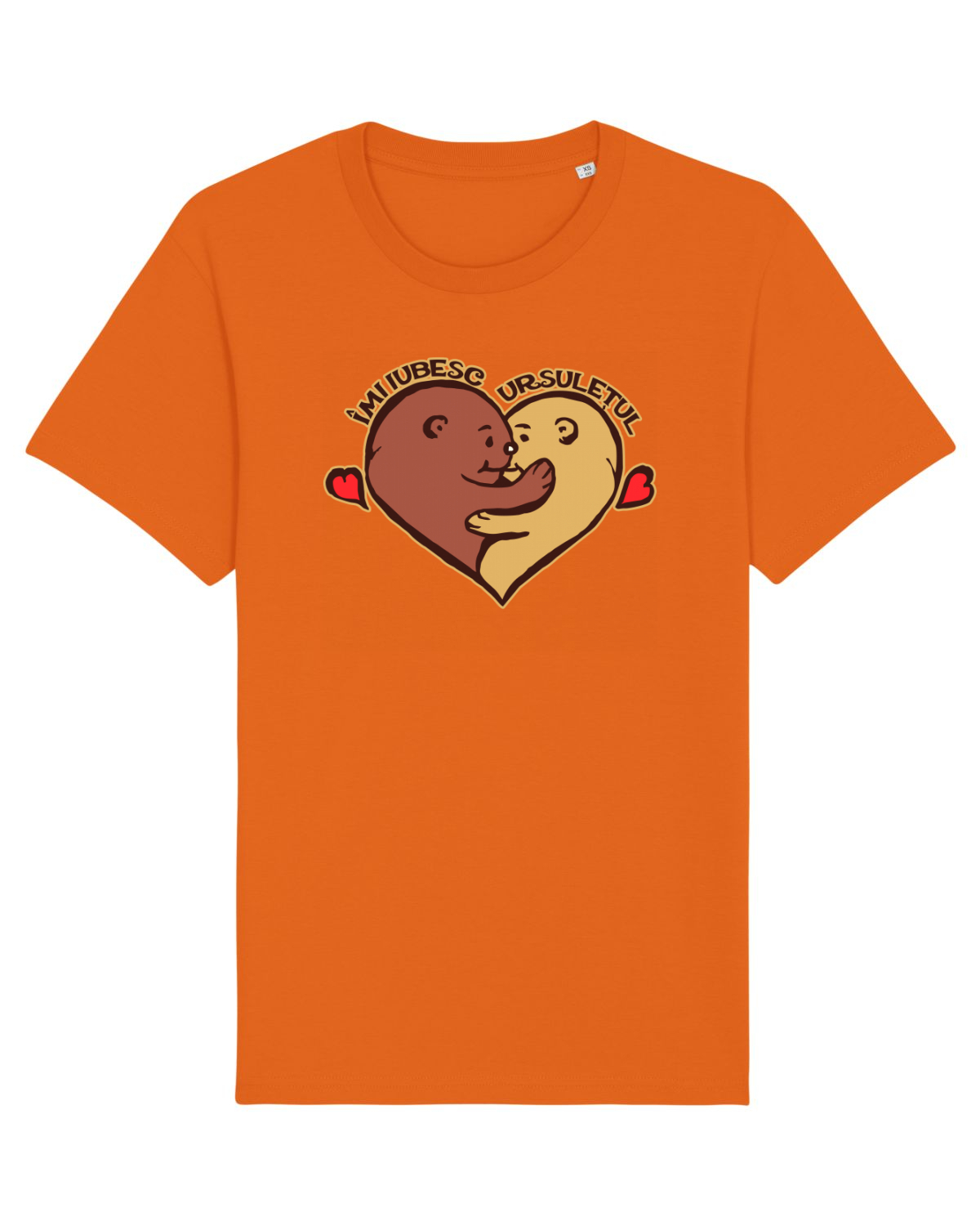 Tricou mânecă scurtă Unisex Rocker Bright Orange