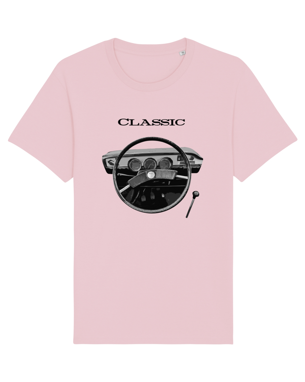 Tricou mânecă scurtă Unisex Rocker Cotton Pink