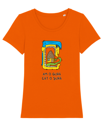 Am o gură cât o șură Bright Orange