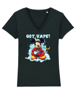 Got vape? Tricou mânecă scurtă guler V Damă Evoker