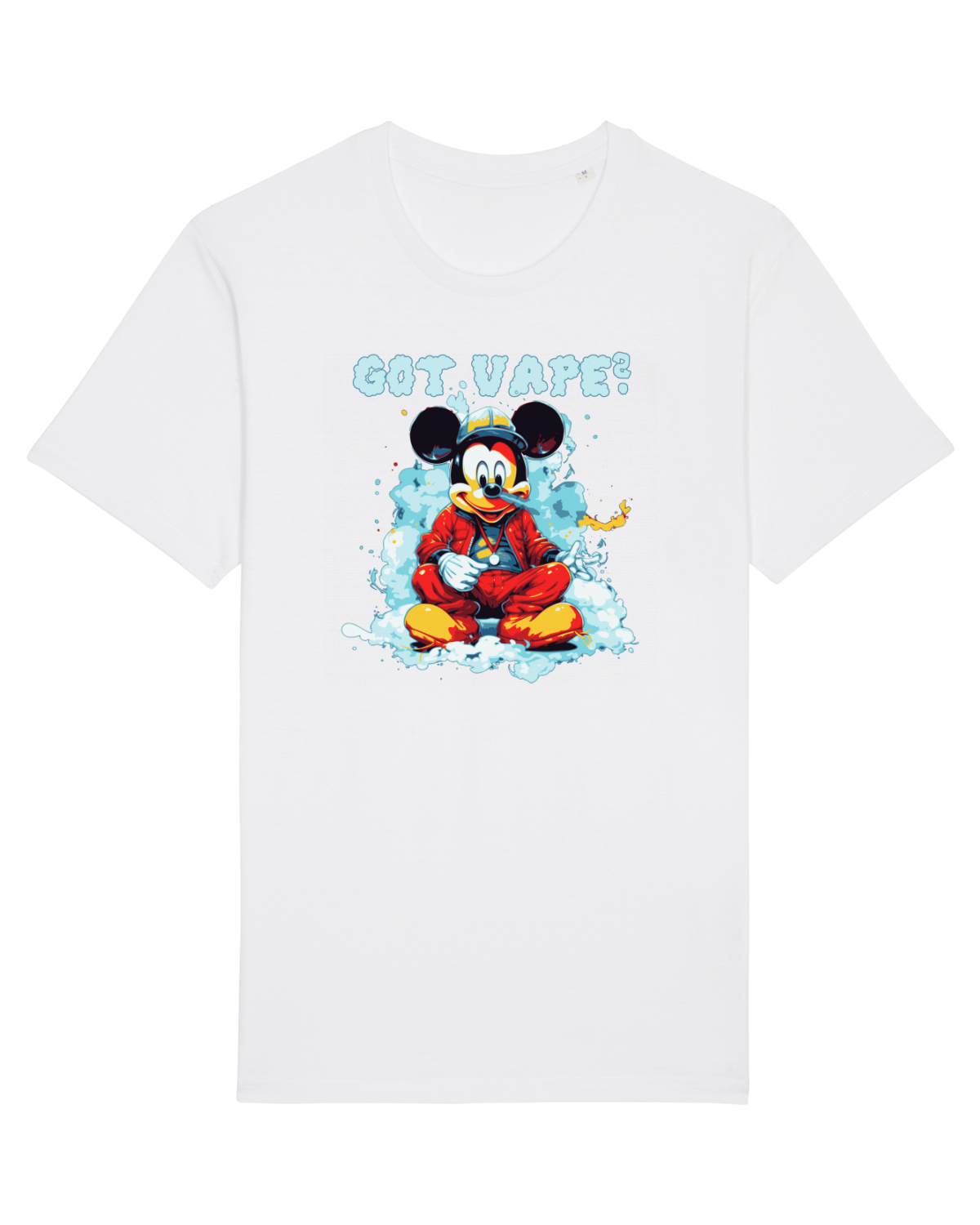 Tricou mânecă scurtă Unisex Rocker White