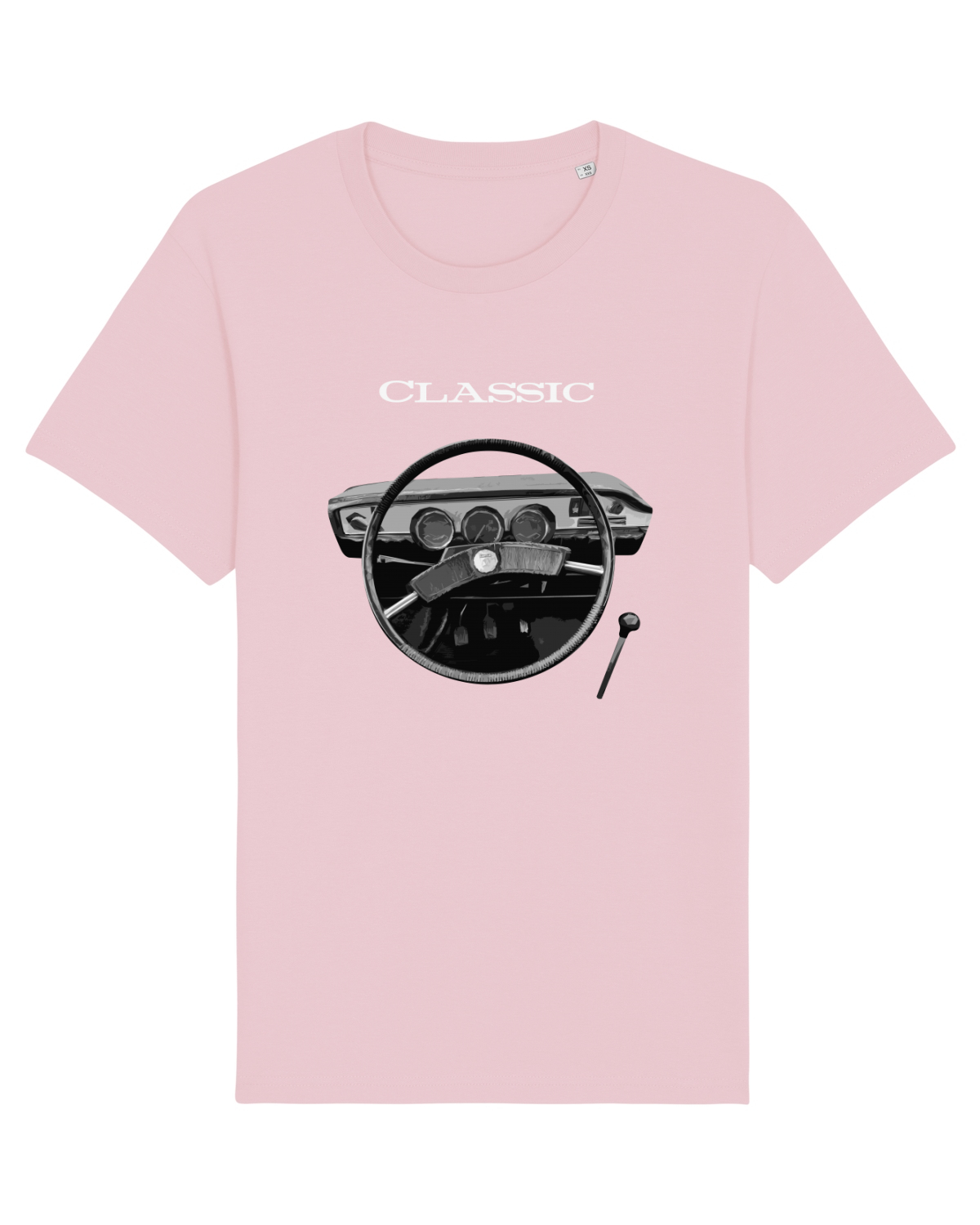 Tricou mânecă scurtă Unisex Rocker Cotton Pink