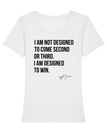 Senna Quote White