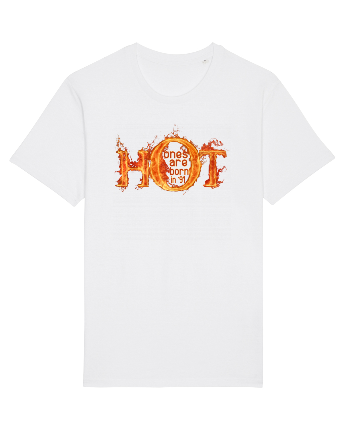 Tricou mânecă scurtă Unisex Rocker White