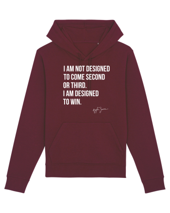 Senna Quote Burgundy