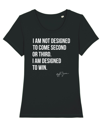 Senna Quote Black