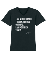 Senna Quote Tricou mânecă scurtă guler V Bărbat Presenter