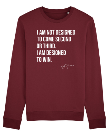 Senna Quote Burgundy