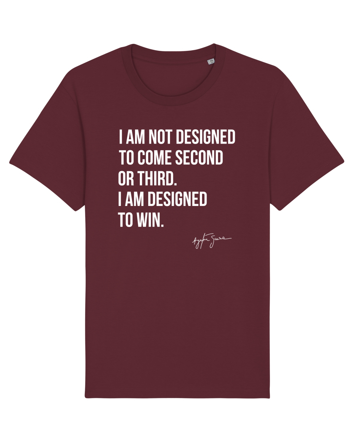 Tricou mânecă scurtă Unisex Rocker Burgundy