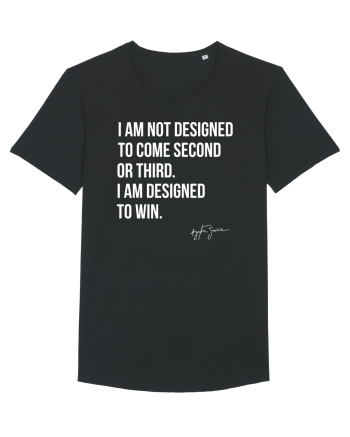 Senna Quote Black