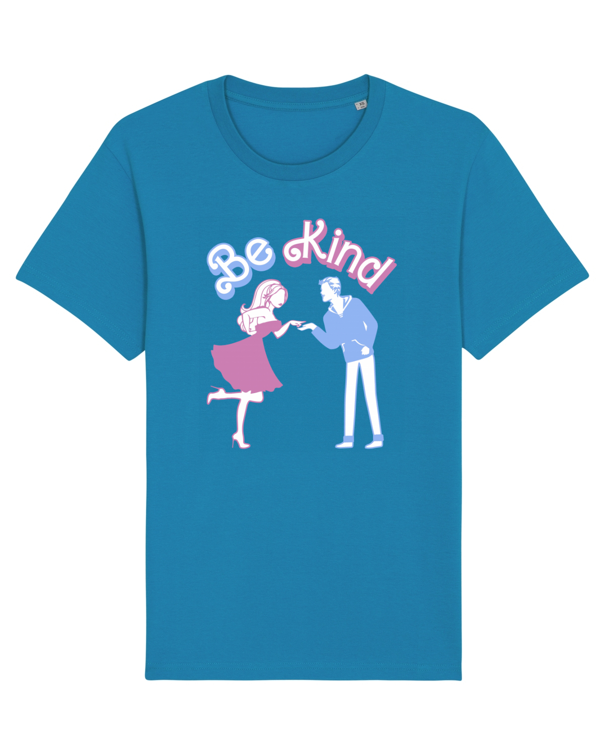 Tricou mânecă scurtă Unisex Rocker Azur