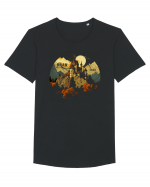 CASTELUL BRAN  1388 Tricou mânecă scurtă guler larg Bărbat Skater