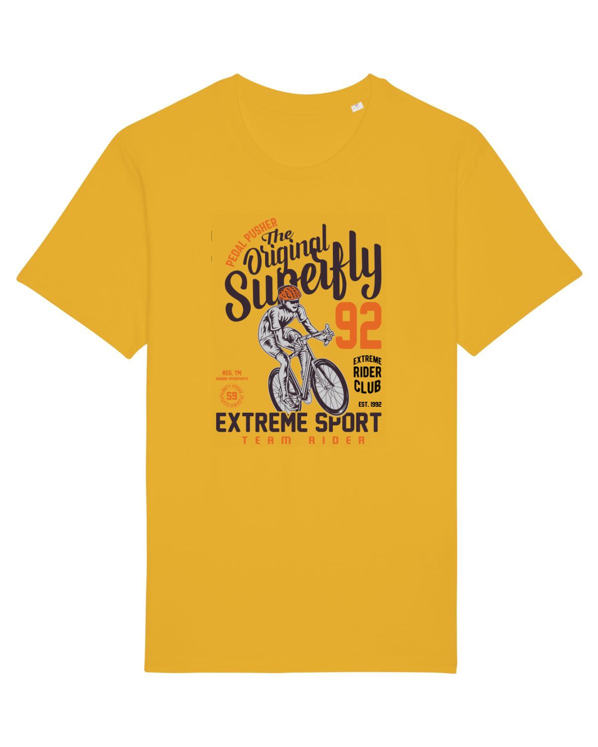 Tricou mânecă scurtă Unisex Rocker Spectra Yellow